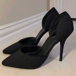 Call It Spring | Black Sparkle 2” Pump